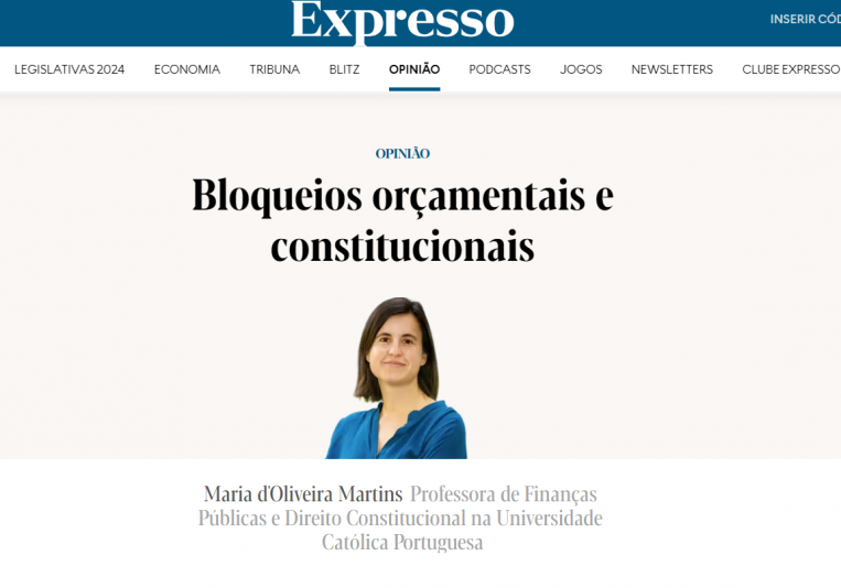 Bloqueios Orçamentais e Constitucionais