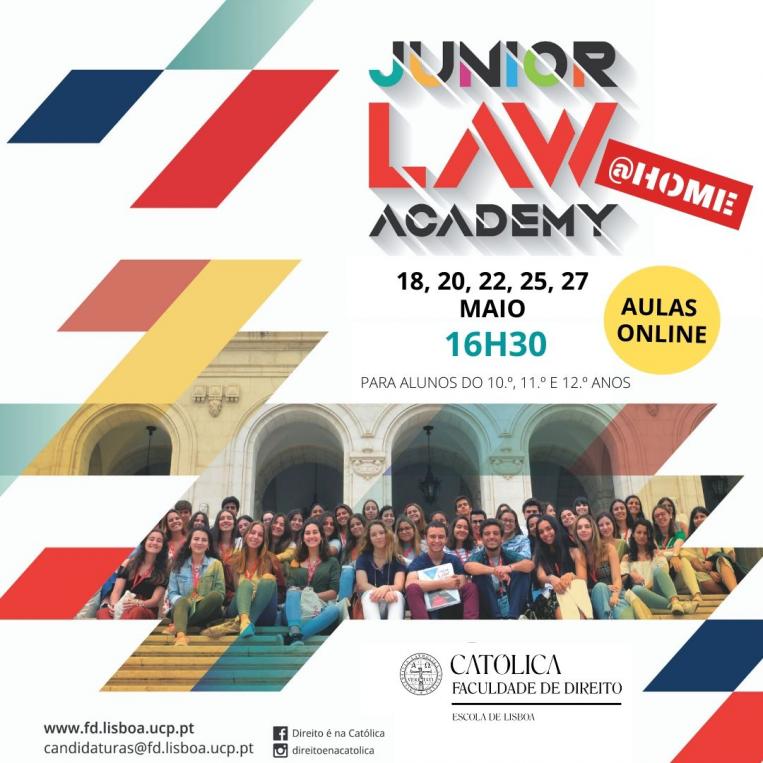 Cartaz Junior Law Academy@Home