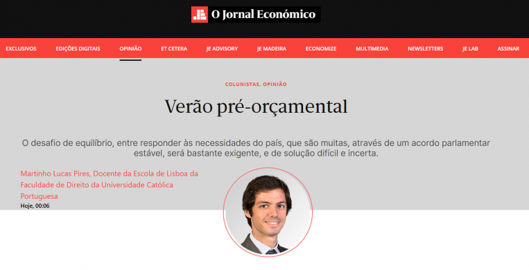 martinho lucas pires - verão pré-orçamental