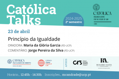 Católica Talks | Princípio da Igualdade