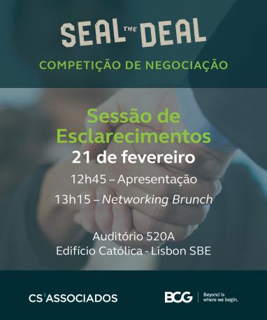 Apresentação - 2.ª edição Sea the Deal