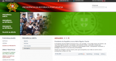 Mário Bigotte Chorão - Presidente República