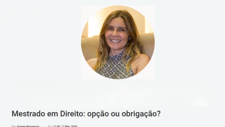 Mestrado em Direito: Opção ou Obrigação