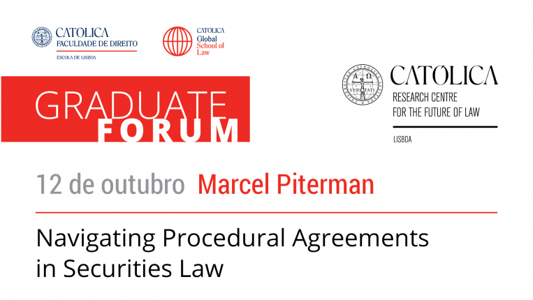 GRADUATE FORUM | Navigating Procedural Agreements in Securities Law_12 outubro