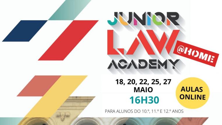 Cartaz Junior Law Academy@Home